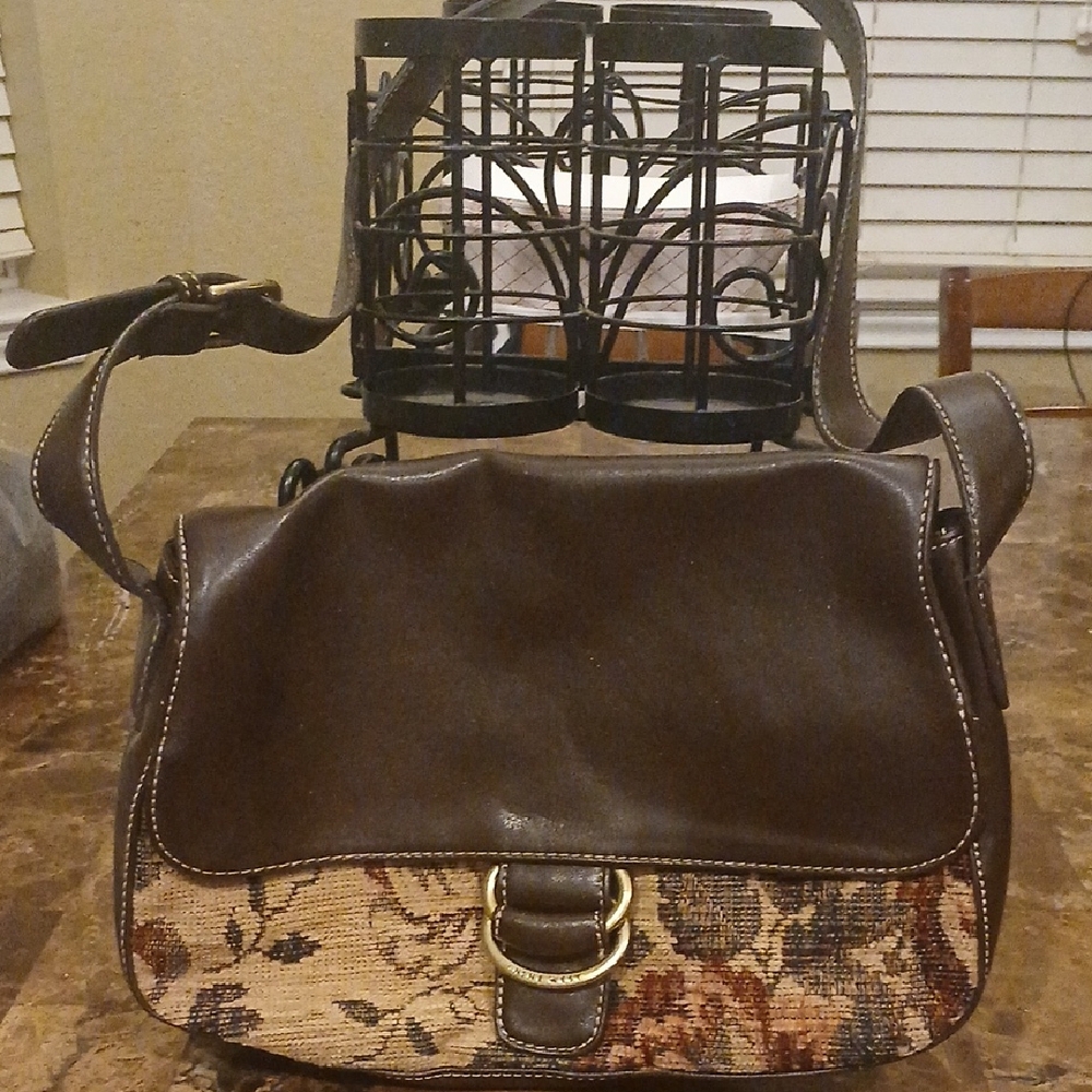 Brown Floral Women's Bag